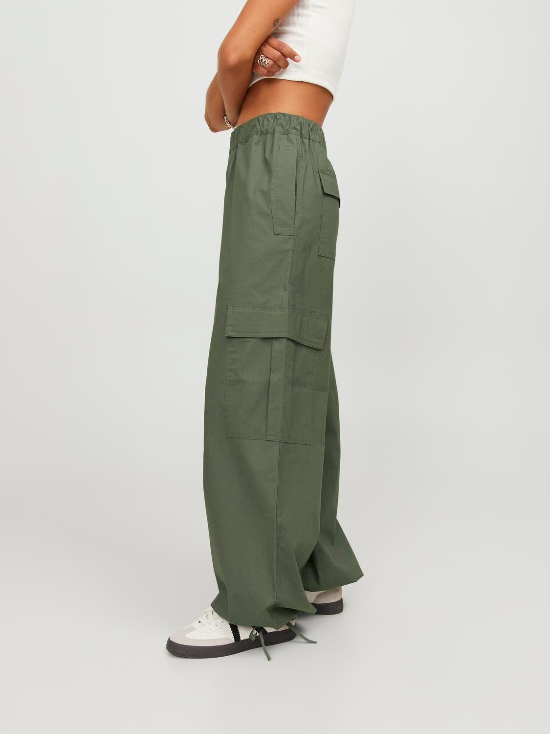 jackjones cargofitcargotrousers green