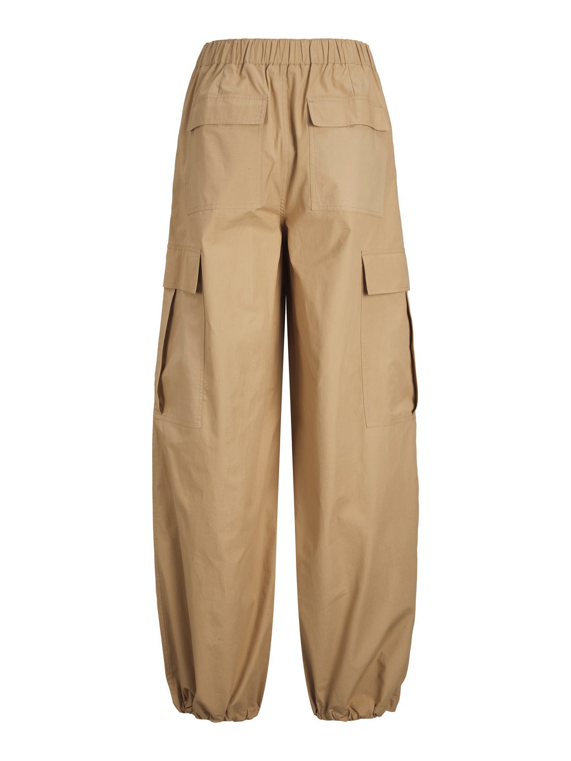 Women's Cargo Trousers With Cuffed Bottoms Khaki – Styledup.co.uk