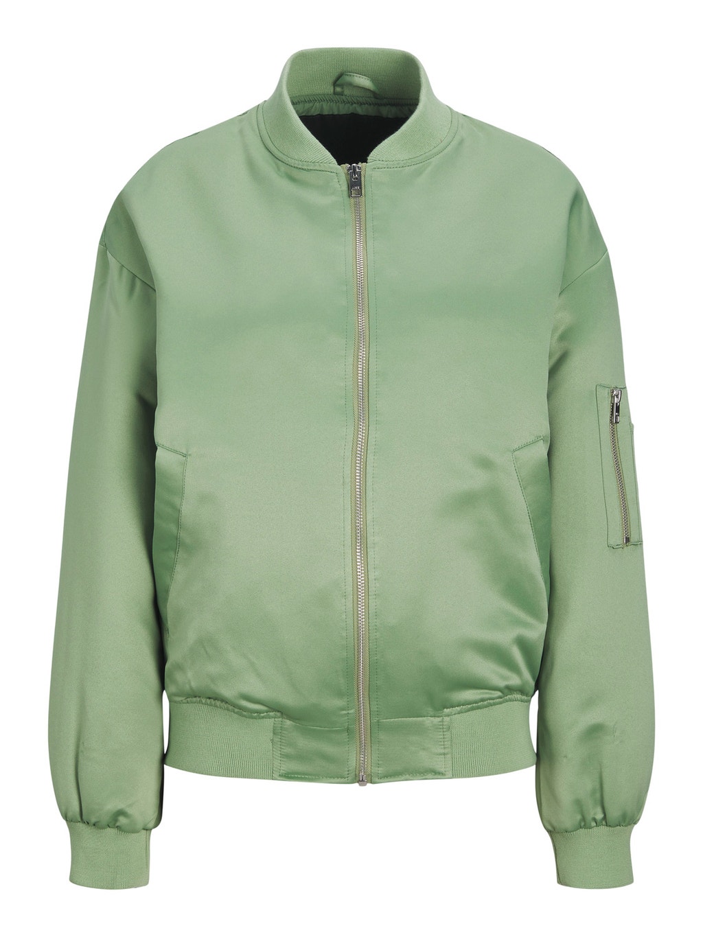 Verraad Parana rivier Voorwaarde JXMadison satin bomber jacket | Light Green | JJXX®