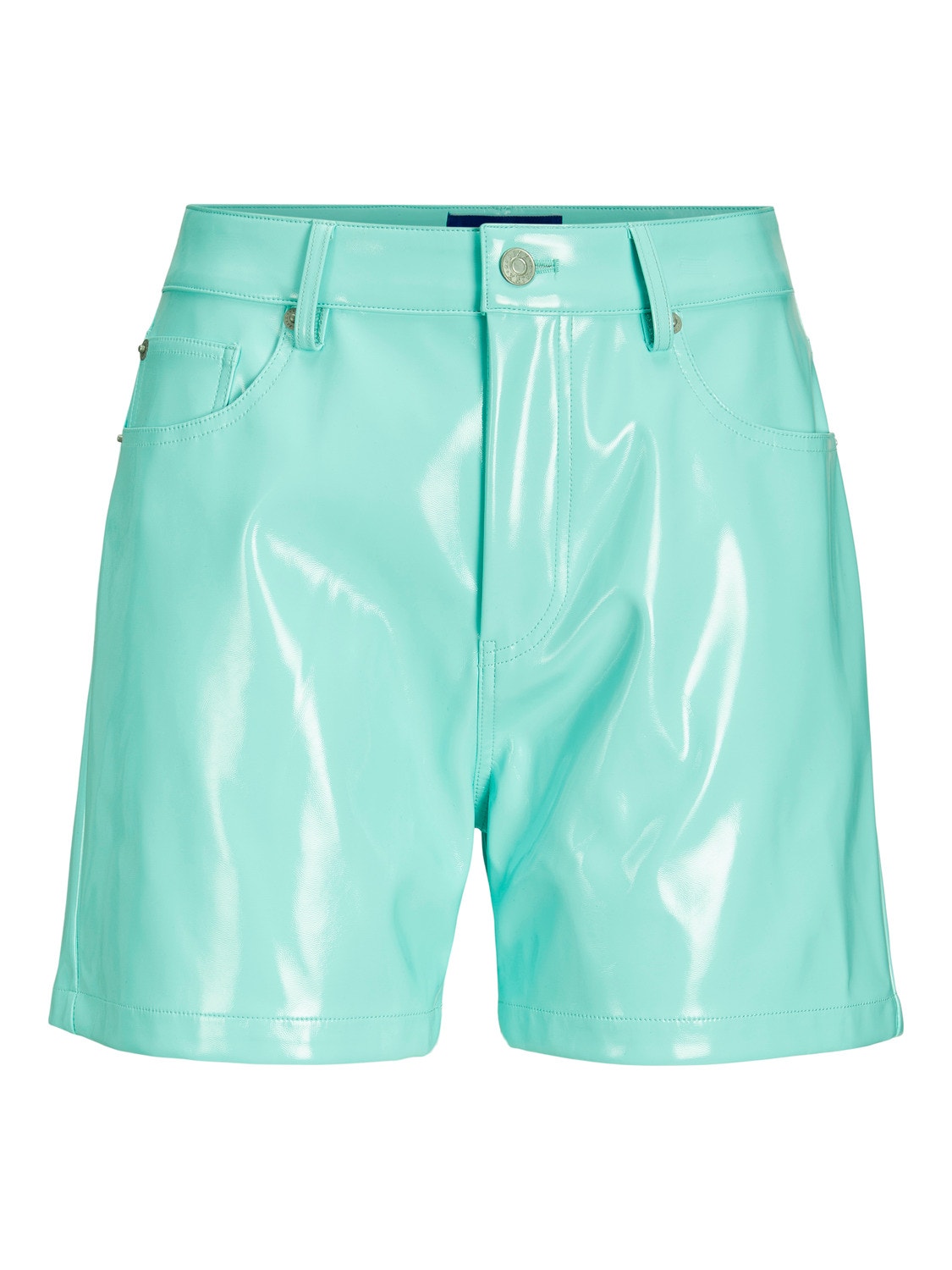 JJXX JXKENYA Faux leather shorts -Aruba Blue - 12226251