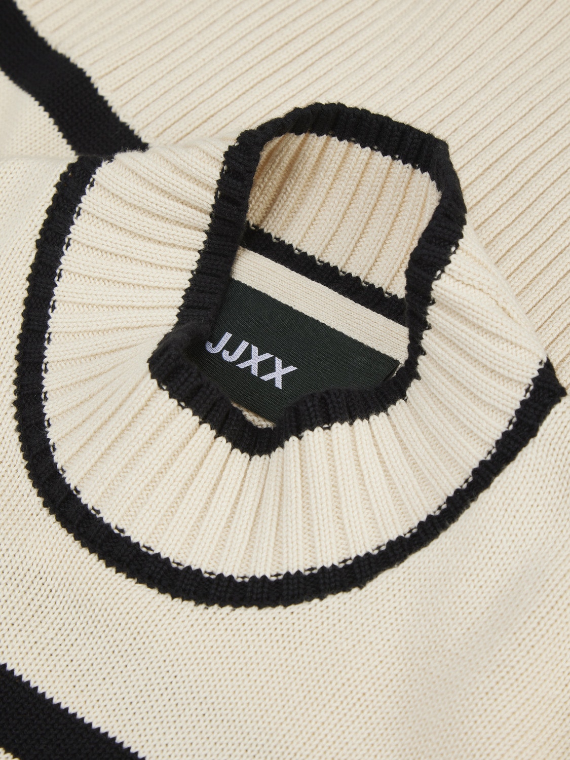 JJXX JXSIA Meeskonnakaelusega džemper -Seedpearl - 12226936