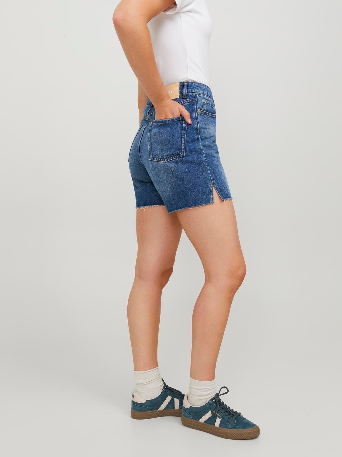 Denim best sale sweat shorts