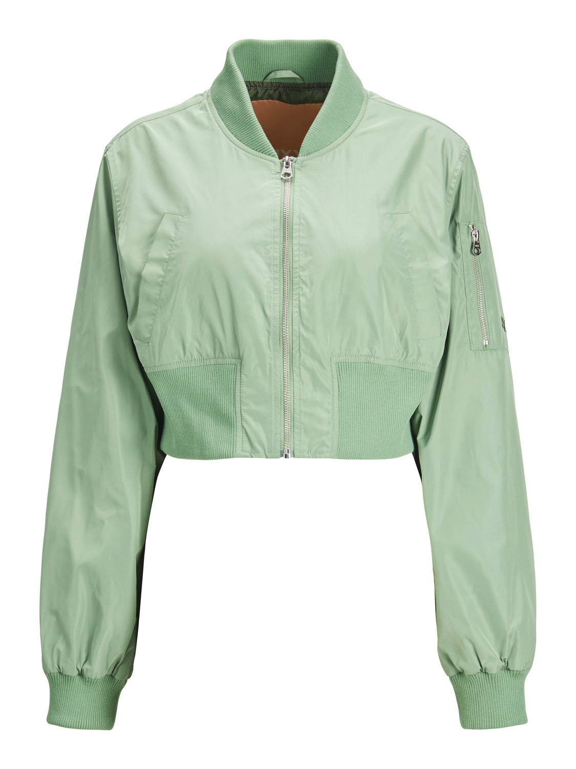 Mint green hot sale bomber jacket