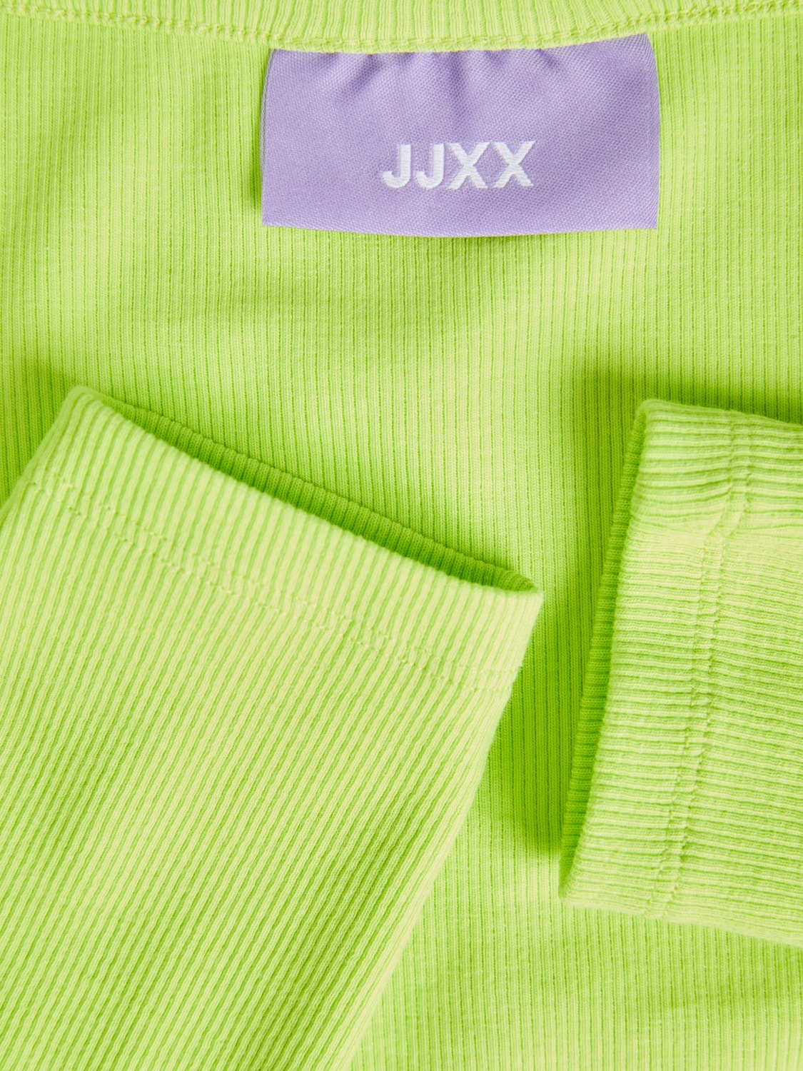 JJXX JXFUNNY Stickad Kofta -Lime Punch - 12229628