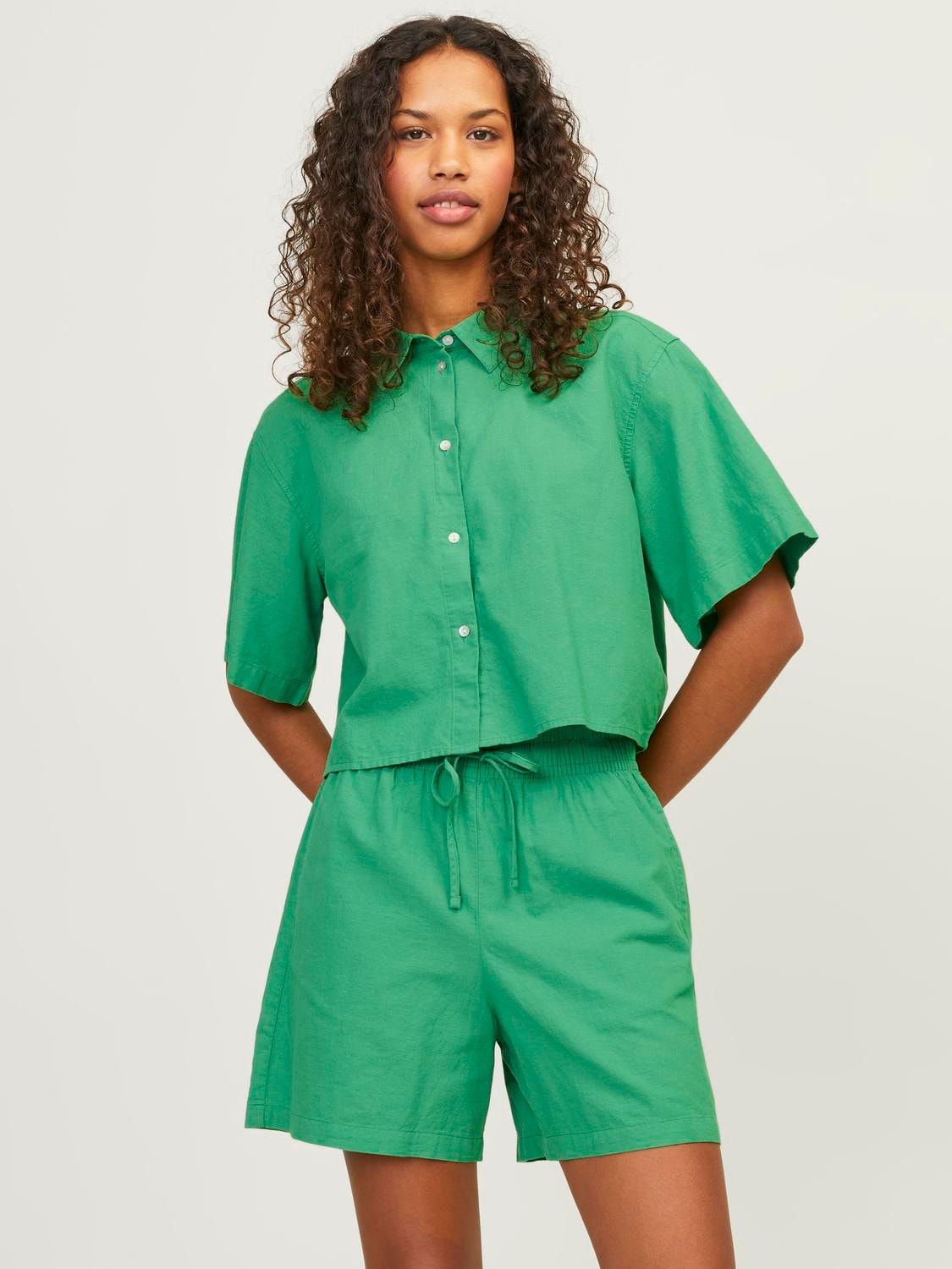 JJXX JXLULU Neformalus marškiniai -Medium Green - 12231335