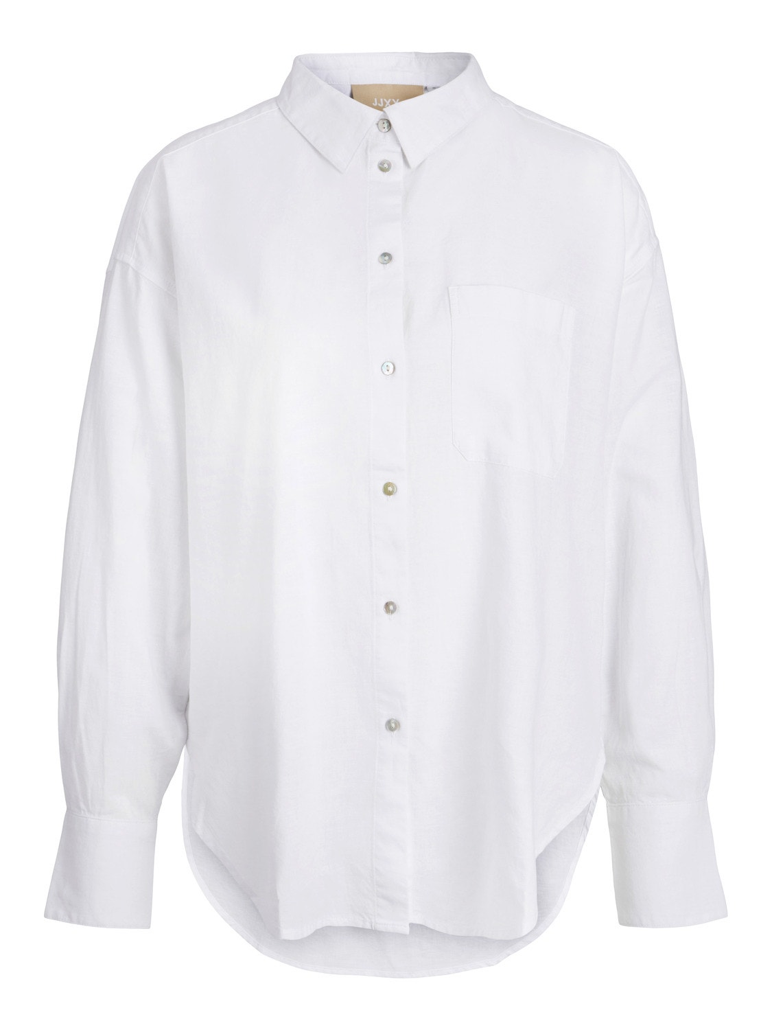 JJXX JXJAMIE Avslappnad skjorta -White - 12231340