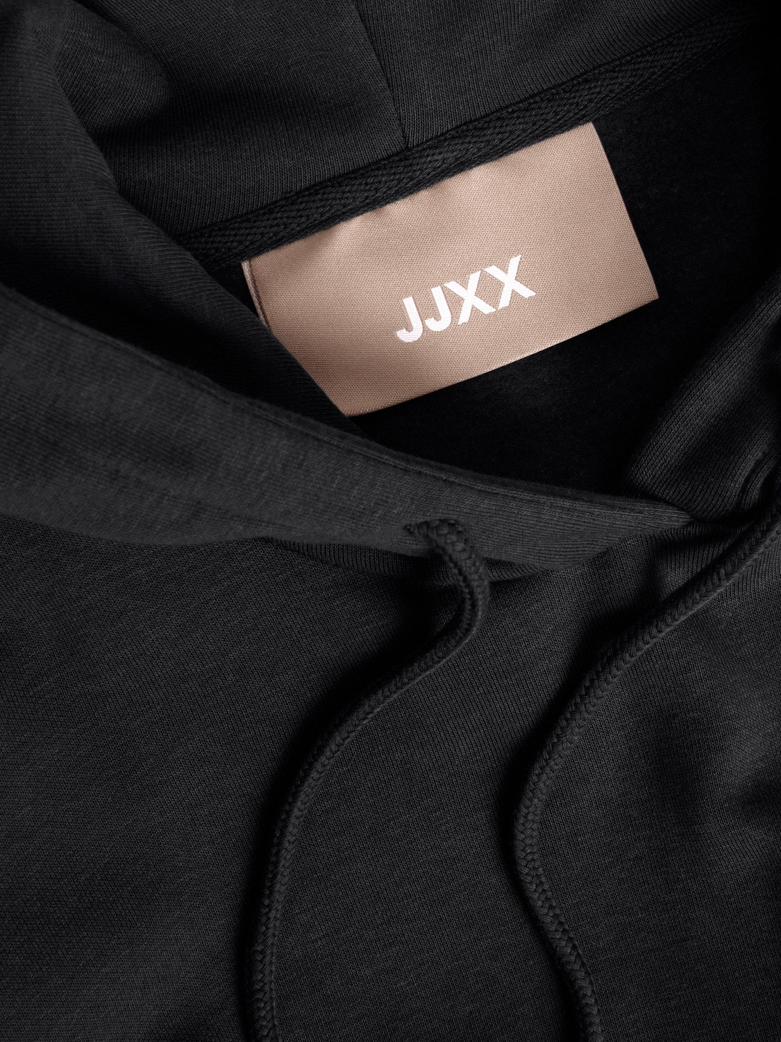 JJXX Απλό Φούτερ με κουκούλα -Black - 12235640