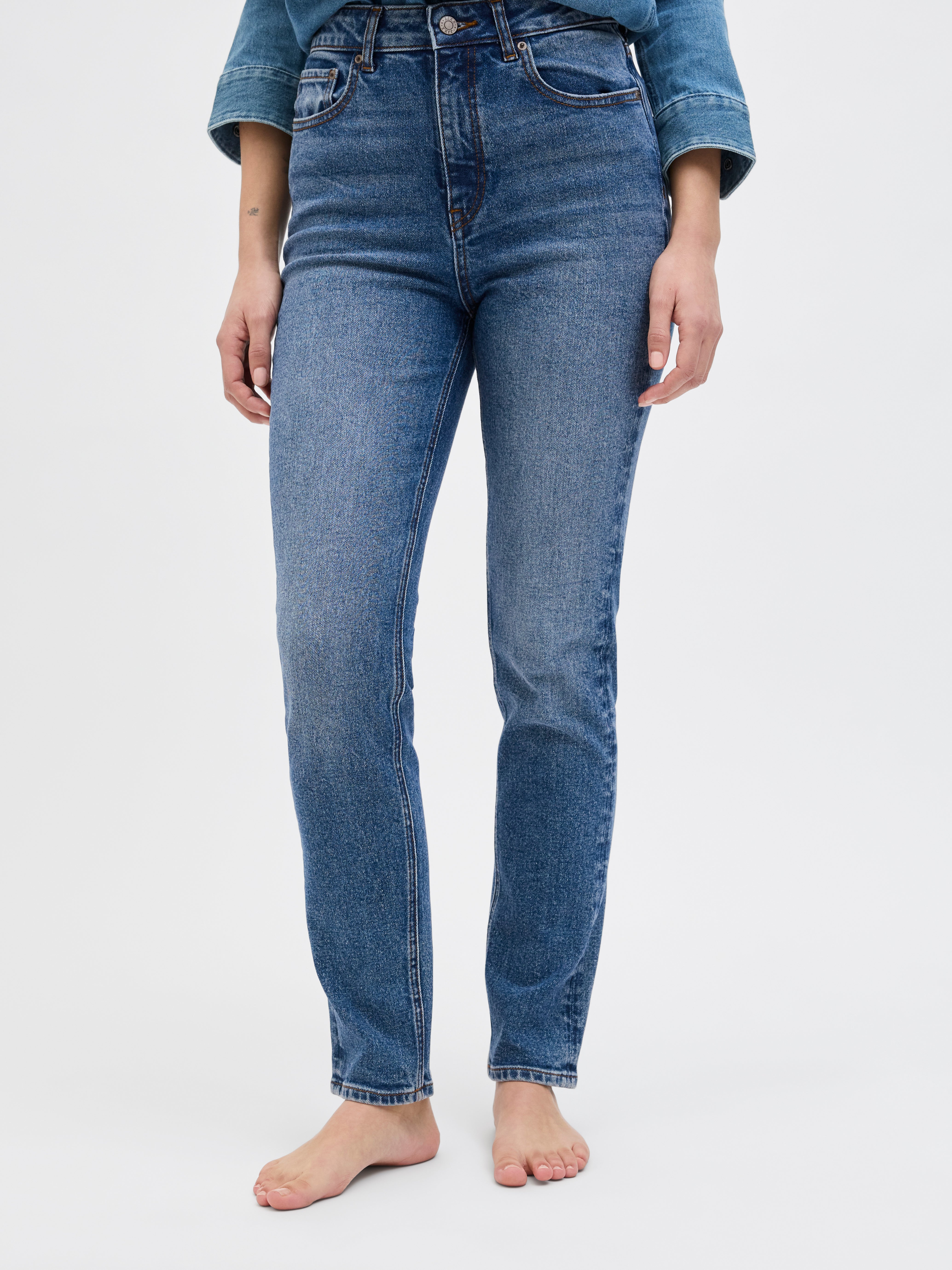 Judy Blue Women's High Waist Shield Back Pocket Slim Fit