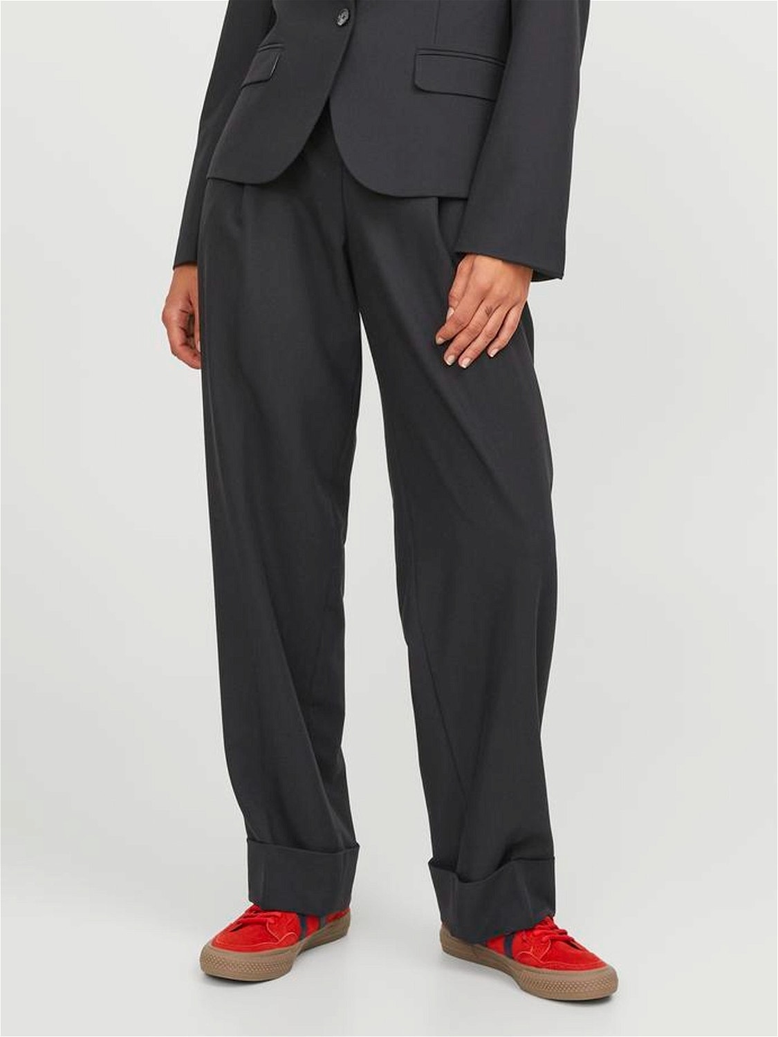 JJXX JXMARY Fold-up Classic trousers -Black - 12236944