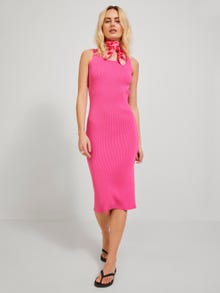 JJXX JXAPRIL Πλεκτό φόρεμα -Carmine Rose - 12237725