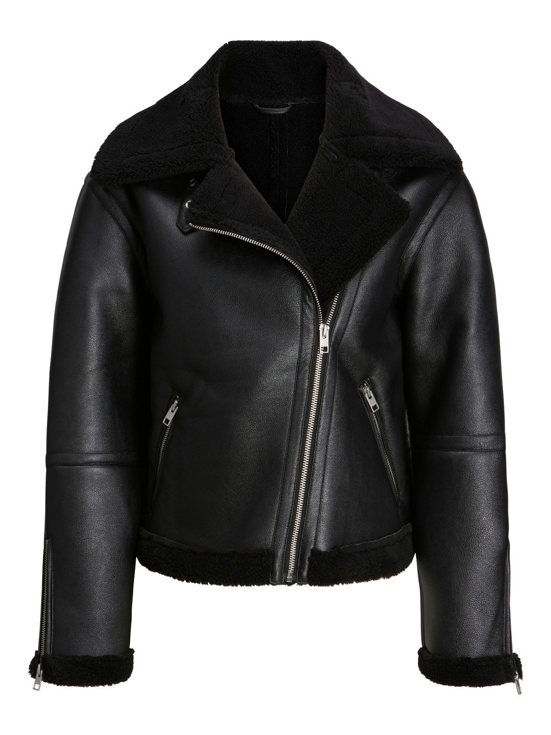 JJXX JXLEE Aviator jacket -Black - 12238431