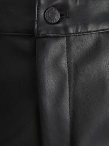 JJXX JXKENYA Kalhoty z umělé kůže -Black - 12238626