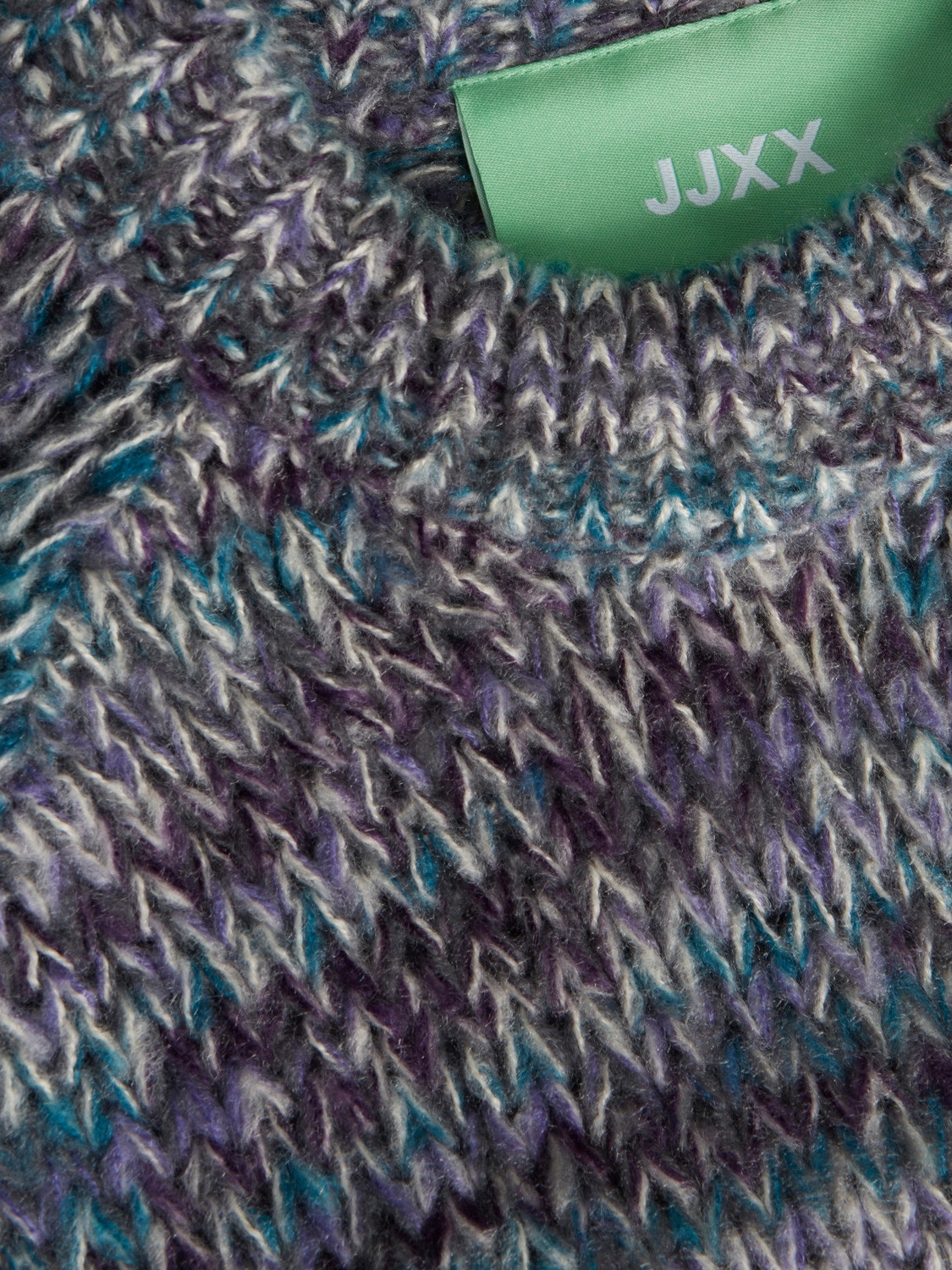 JJXX JXLUNA Sweter z dzianiny z okrągłym dekoltem -Twilight Purple - 12239229