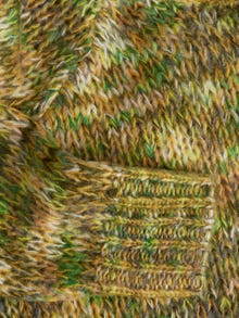 JJXX JXLUNA Sweter z dzianiny z okrągłym dekoltem -Dusty Olive - 12239229