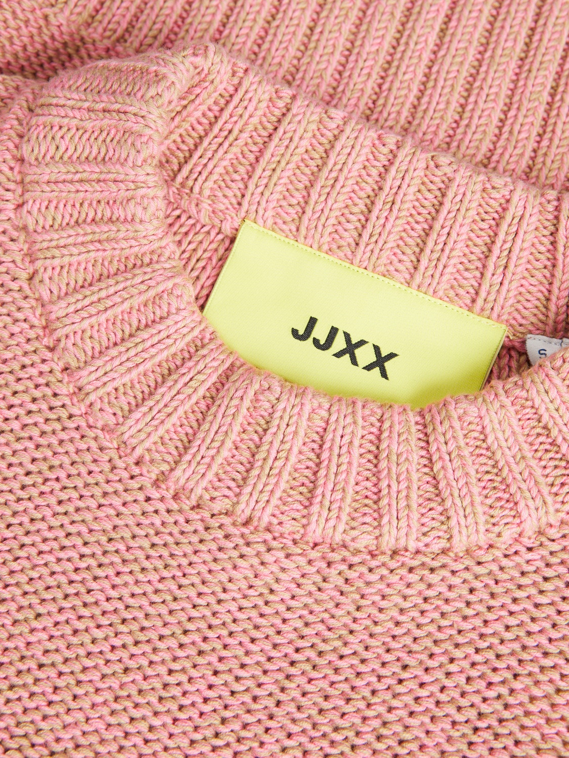 JJXX JXCECILIE Sweter z dzianiny z okrągłym dekoltem -Corn Stalk - 12239609