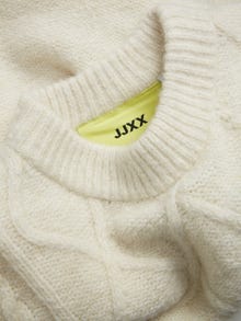 JJXX JXFRIGGA Crewneck Stickad tröja -Bone White - 12240715