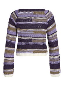 JJXX JXLENA Knitted top -Purple Velvet - 12240719