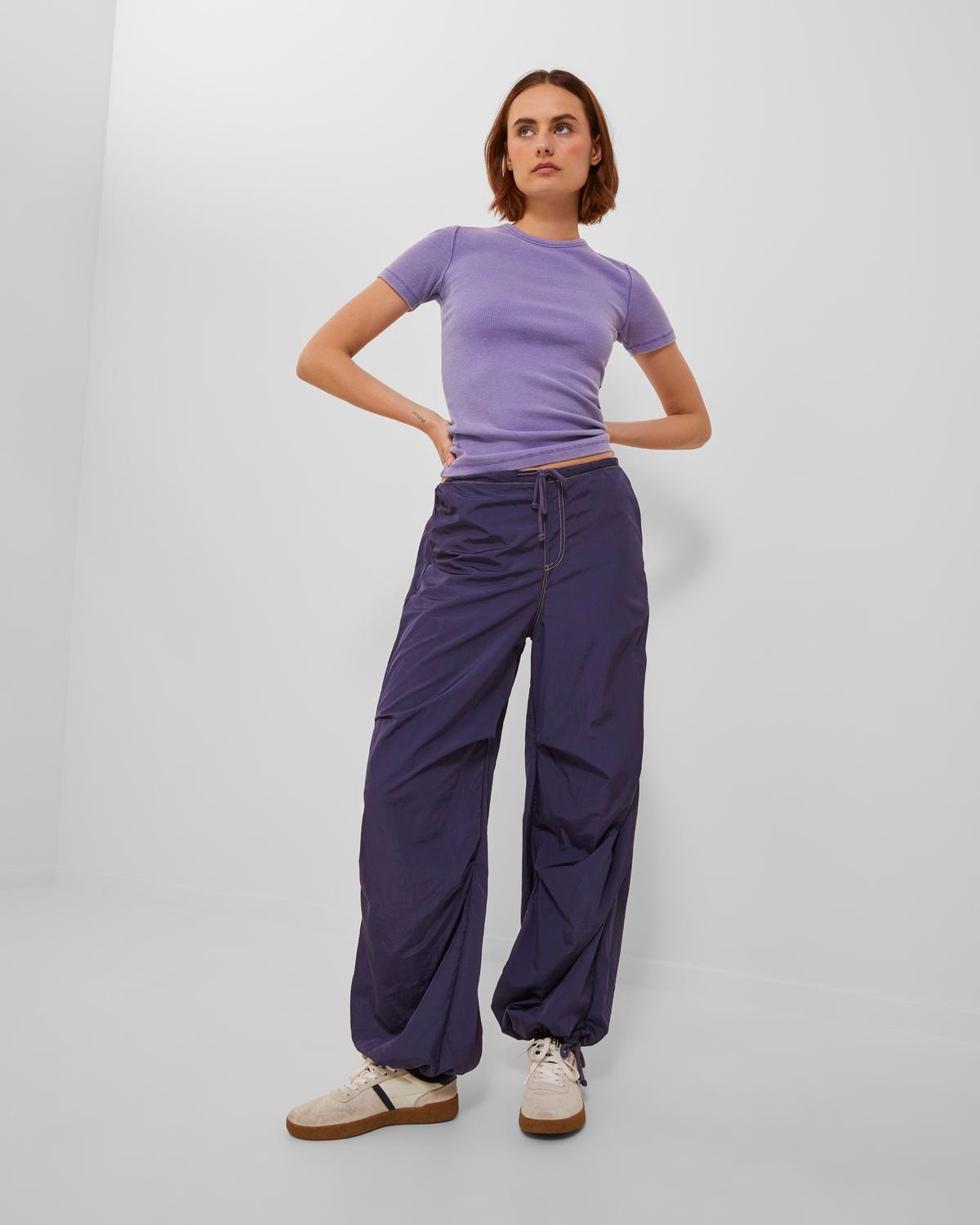 JJXX JXSALLY Klasyczne spodnie -Purple Velvet - 12241140
