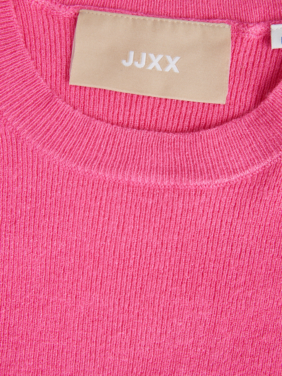 JJXX JXVITTORIA Sweter z dzianiny z okrągłym dekoltem -Carmine Rose - 12243660