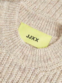 JJXX JXELLINORA Crewneck Stickad tröja -Cloud Dancer - 12245453