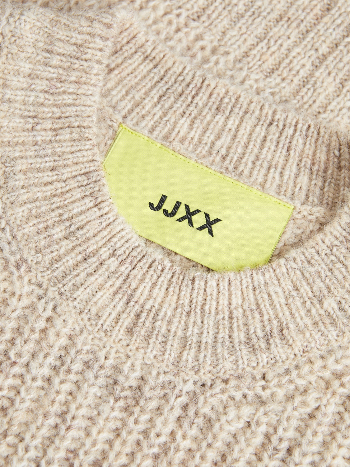 JJXX JXELLINORA Jersey con cuello redondo -Cloud Dancer - 12245453