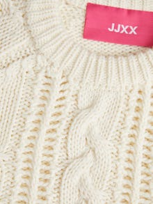 JJXX JXHARMONY Meeskonnakaelusega džemper -Bone White - 12246498