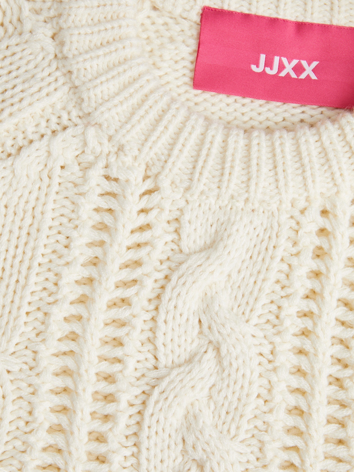 JJXX JXHARMONY Sweter z dzianiny z okrągłym dekoltem -Bone White - 12246498