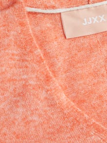 JJXX JXLICA Crewneck Stickad tröja -Peach Echo  - 12246506