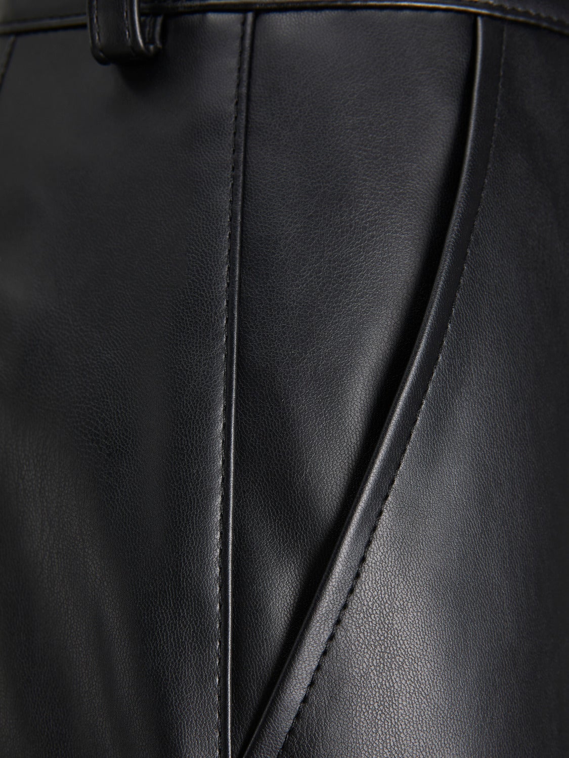 Leather deals panel trousers