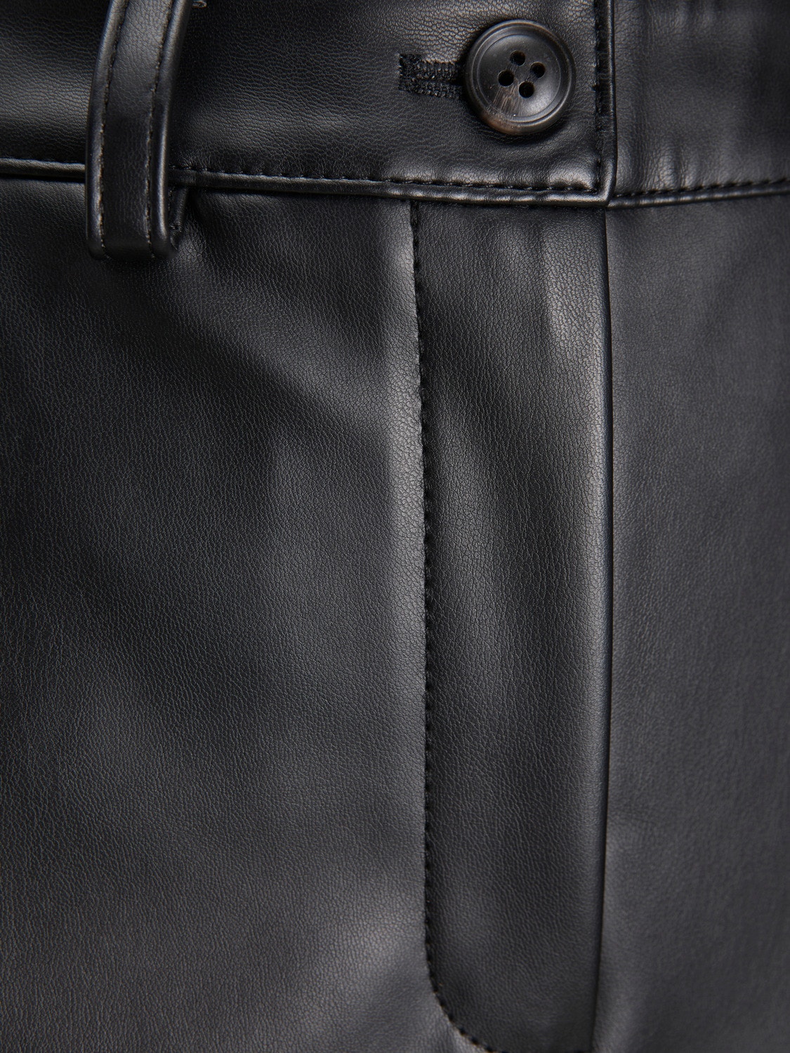 JJXX JXMARY Kalhoty z umělé kůže -Black - 12246641