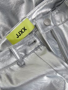 JJXX JXMARY Dirbtinės odos kelnės -Silver - 12246641