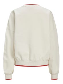 JJXX JXNOVA Sweatshirt med rund hals -Bone White - 12246744