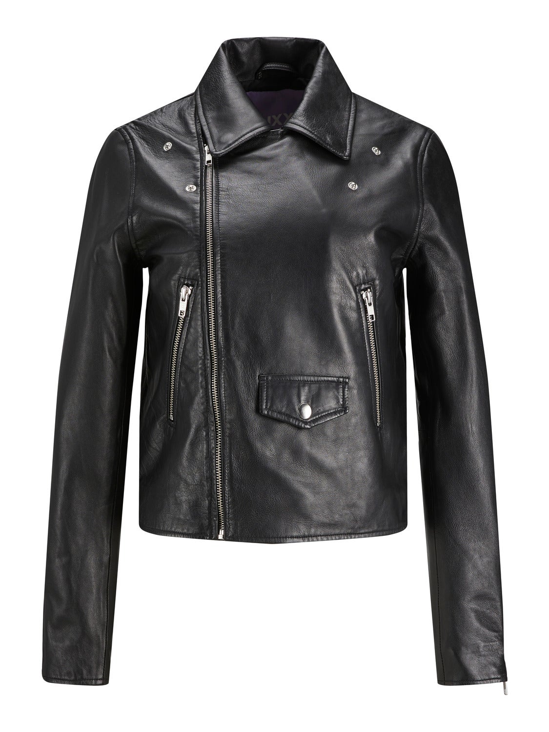 Buy Jack & Jones Men's Leather Jacket (1983707003_Raven_Large) at Amazon.in