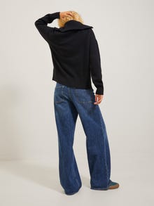 JJXX JXSIKA Neulepusero, jossa neljännesvetoketju -Black - 12247233