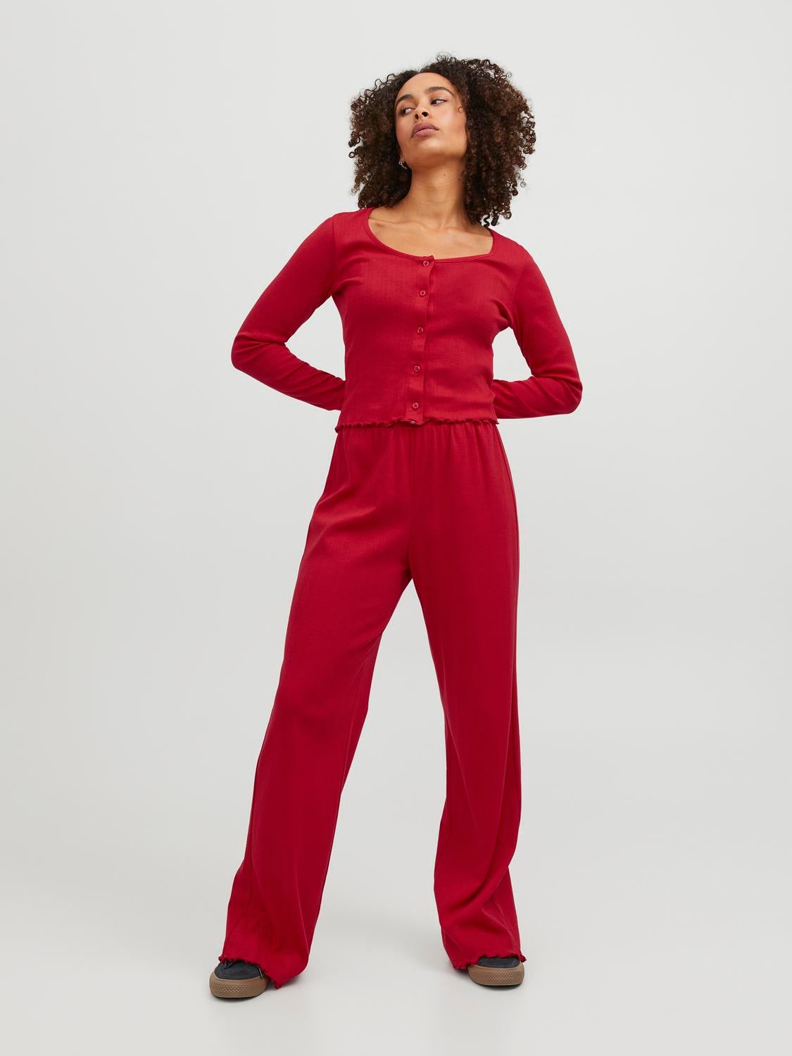 Red discount velour loungewear