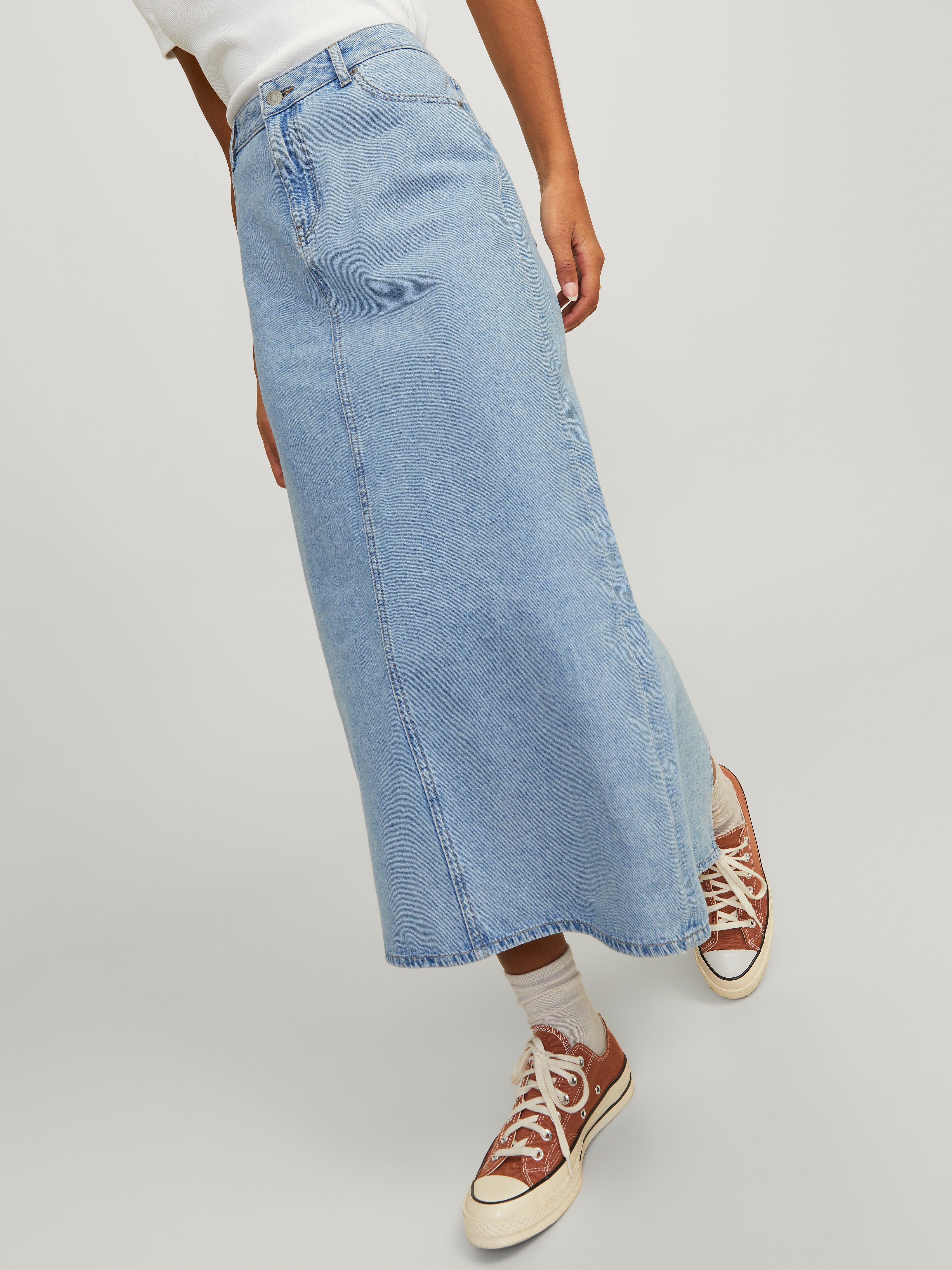 JXAURA Denim Skirt | Light Blue | JJXX®