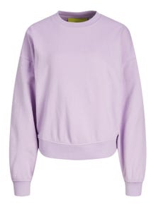 JJXX JXALFA Sweatshirt med rund hals -Lilac Breeze - 12248648