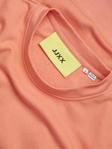 JJXX JXALFA Crew neck Sweatshirt -Peach Echo  - 12248648