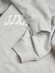 JJXX Φούτερ με λαιμόκοψη -Light Grey Melange - 12248650