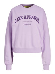 JJXX JXRILEY Apatinis prakaituojantis megztinis -Lilac Breeze - 12248650