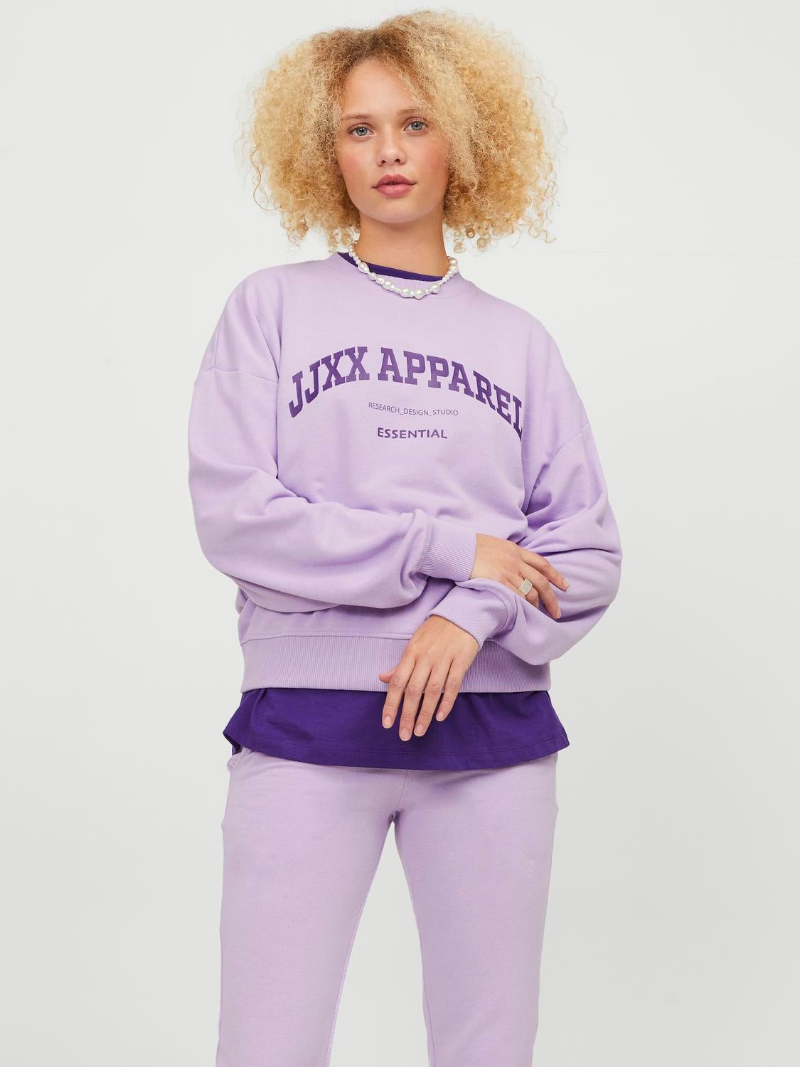 Light purple sweatshirt best sale