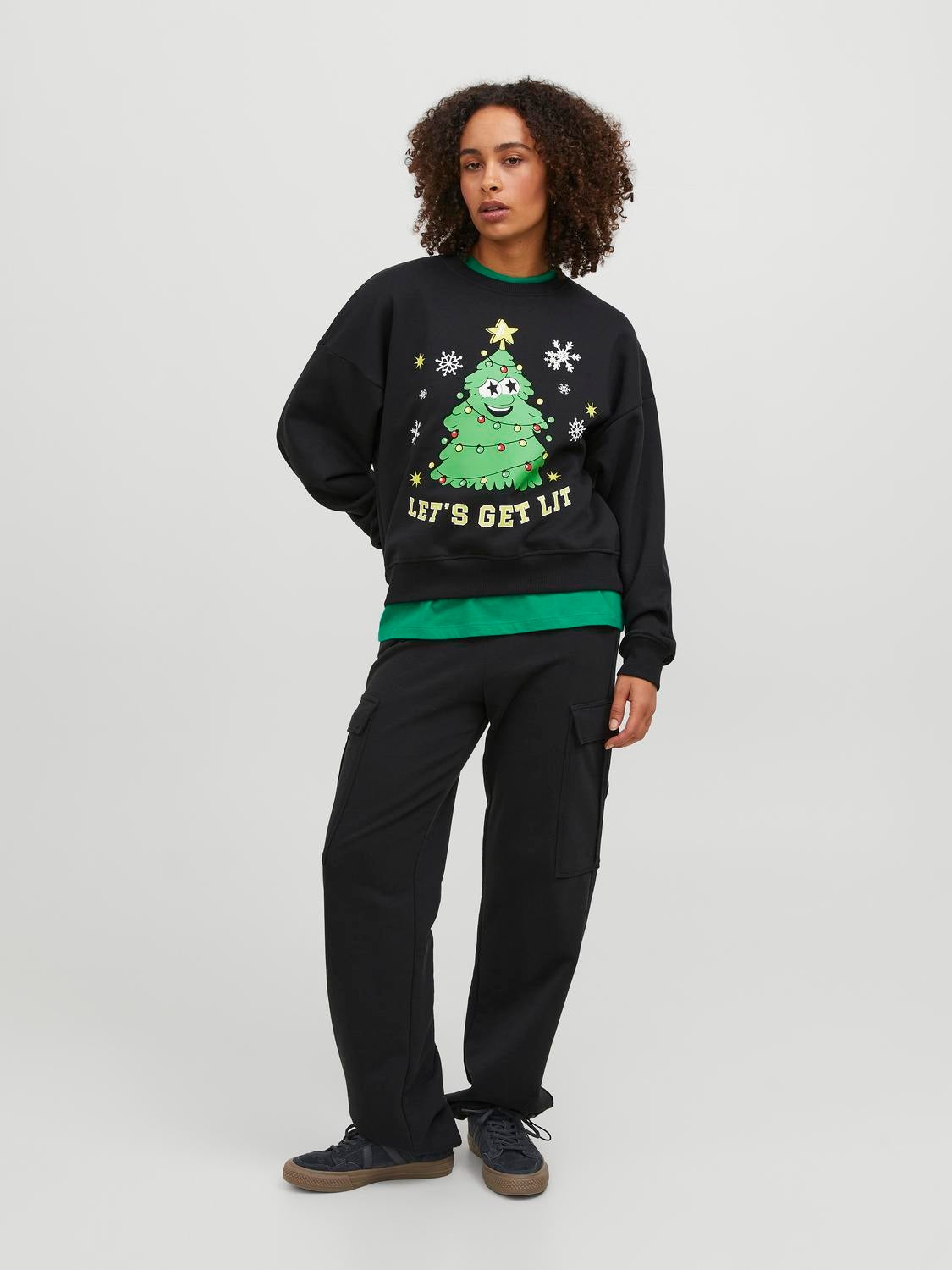 JXMAS Sweatshirt mit Rundhals