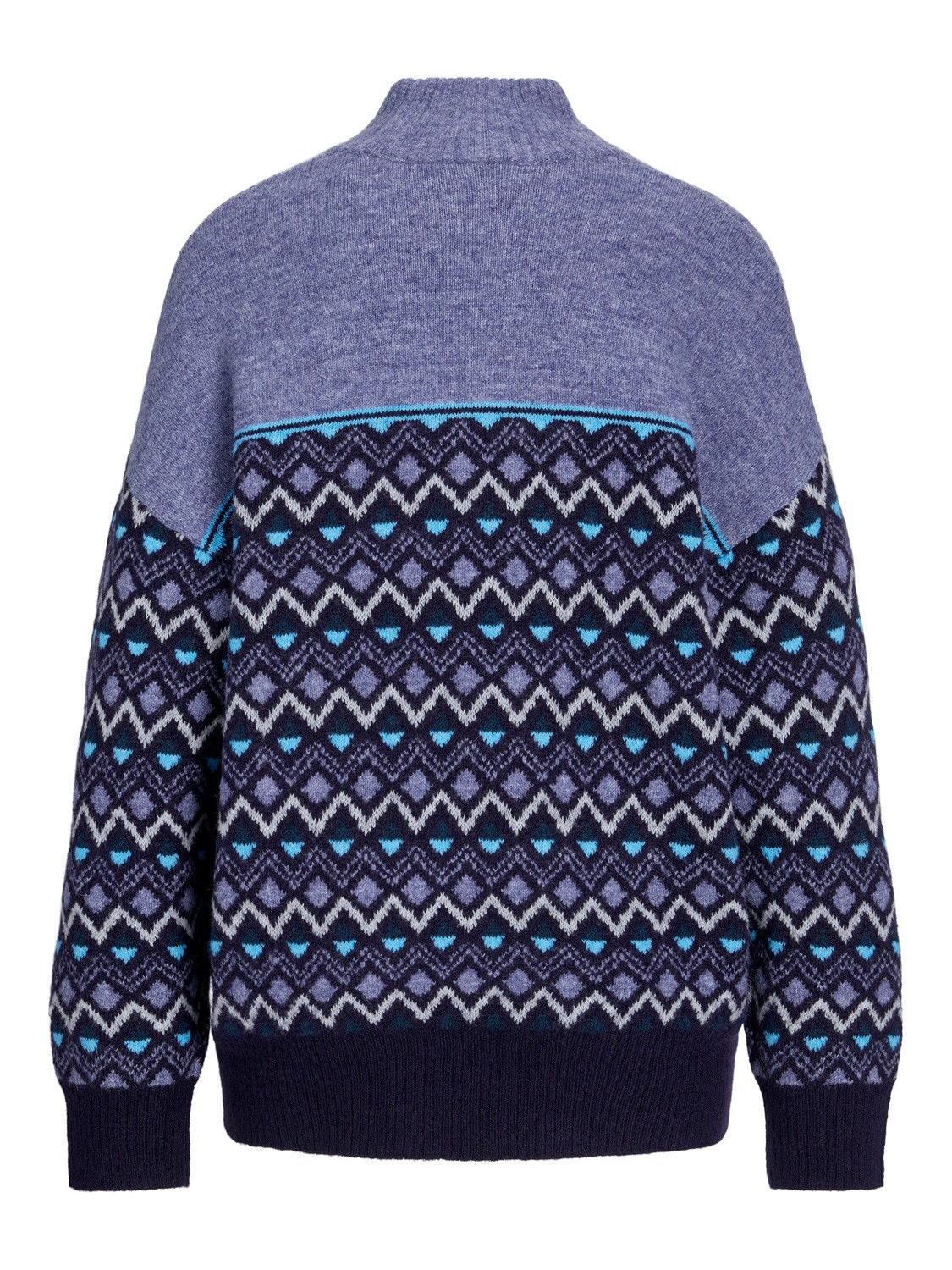 JJXX JXRUPA Sweter z dzianiny z okrągłym dekoltem -Purple Velvet - 12250561