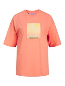 JJXX JXPAIGE Marškinėliai -Burnt Coral - 12252311