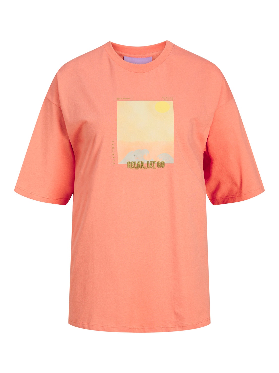JJXX JXPAIGE T-skjorte -Burnt Coral - 12252311