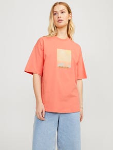 JJXX JXPAIGE T-shirt -Burnt Coral - 12252311