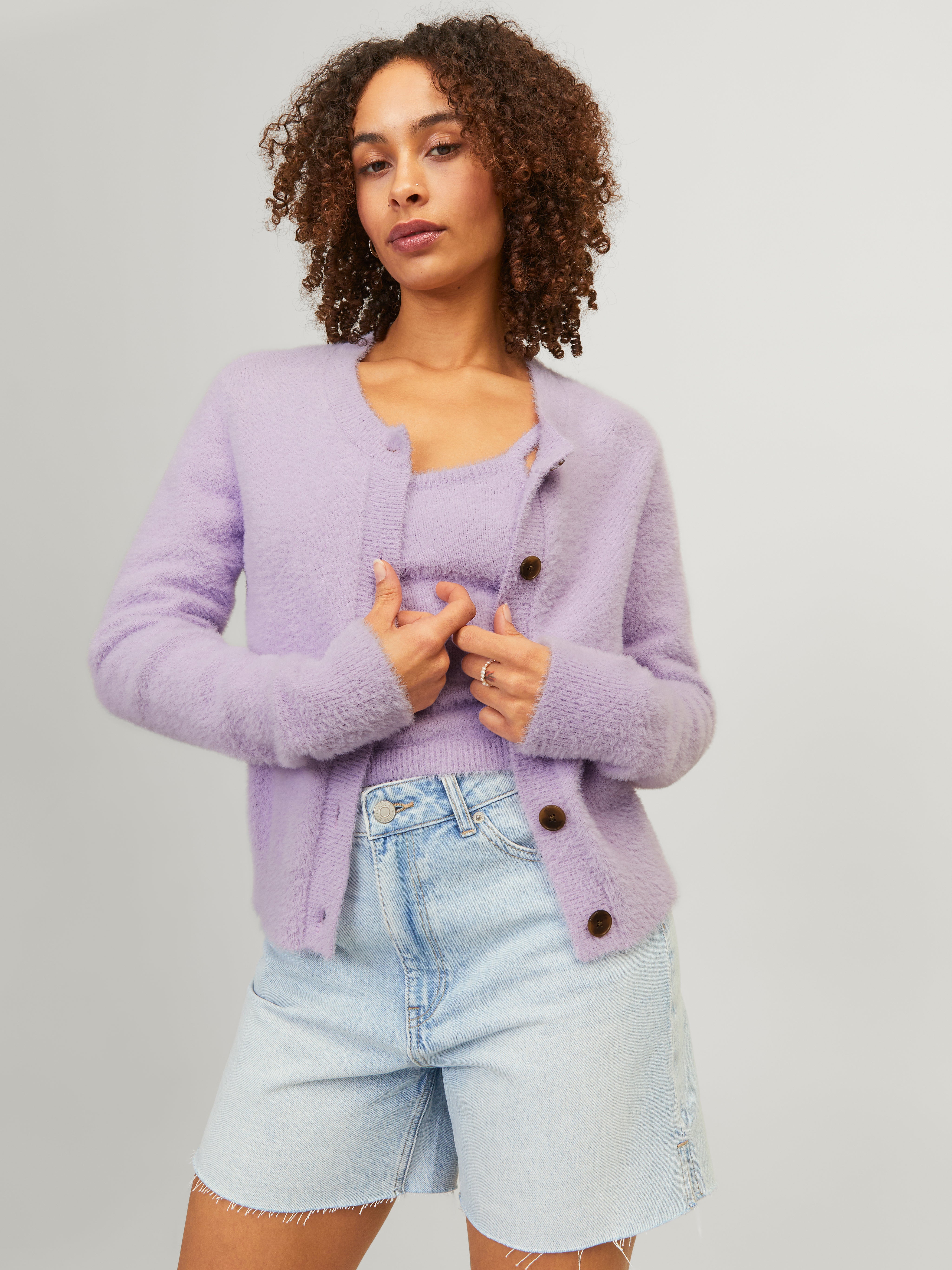 Lilac hot sale purple cardigan