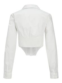 JJXX JXANNIE Poplin overhemd -Blanc de Blanc - 12253309