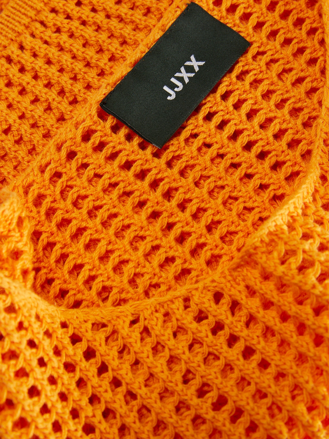 JJXX JXPRESLEY Sweter z dzianiny z okrągłym dekoltem -Apricot - 12255146