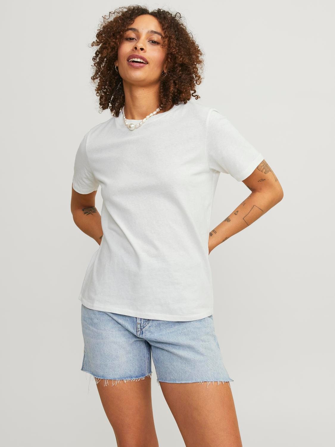 JJXX JXISLA T-shirt -Blanc de Blanc - 12255352